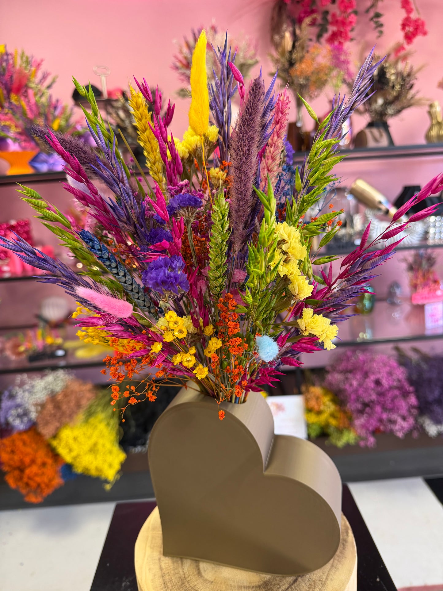 Hartjes vaas & flowers