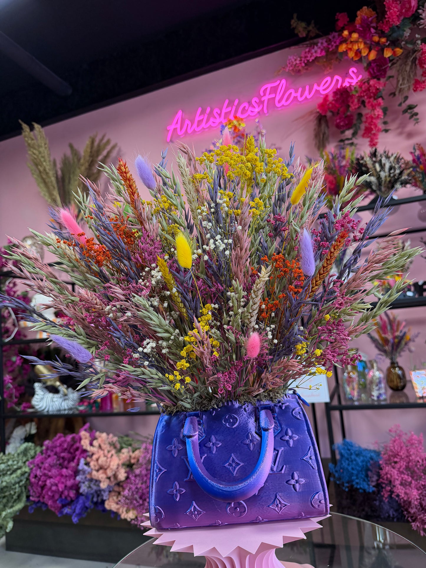 Vaas & bloemen van de maand Juni