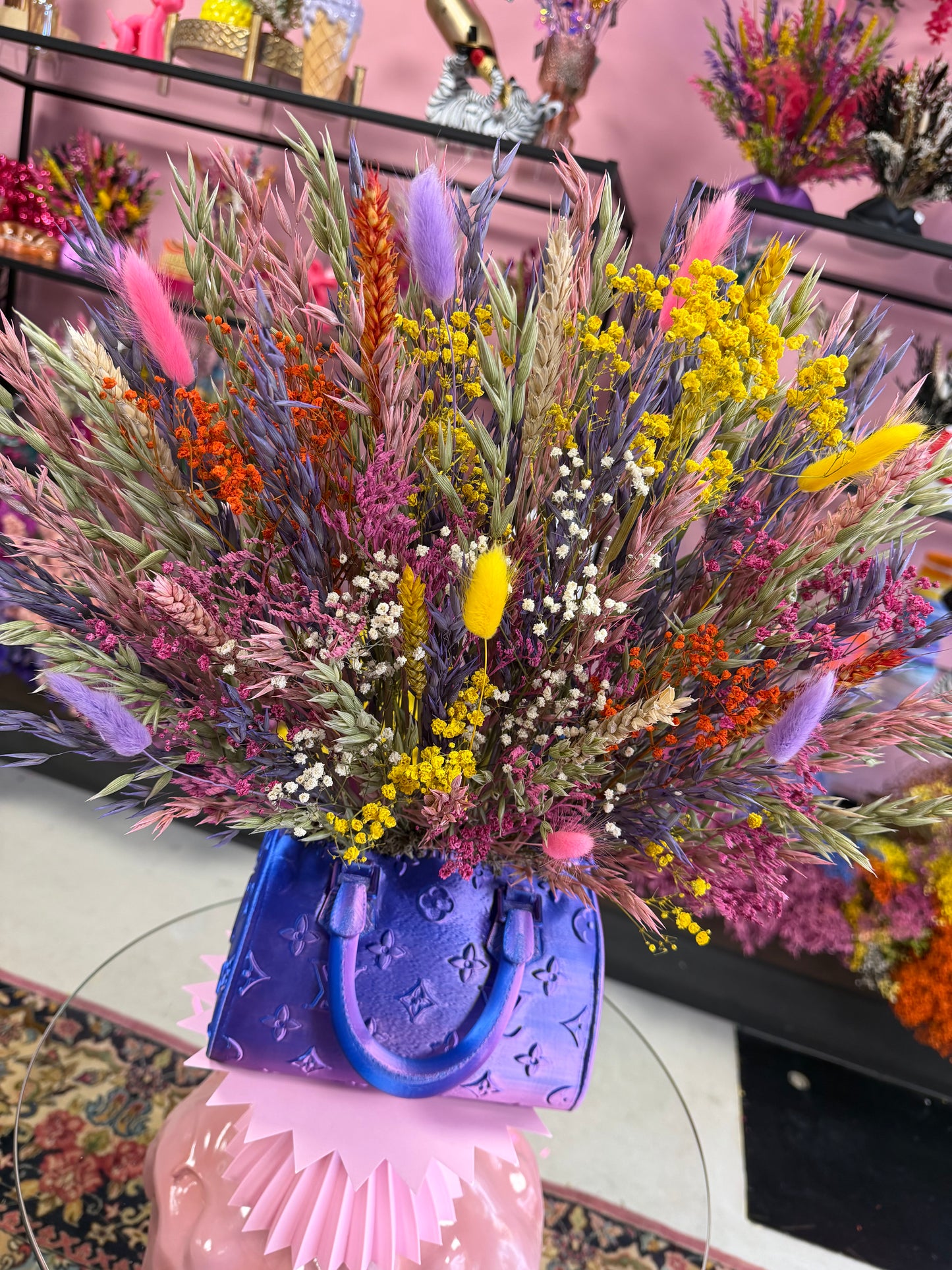 Vaas & bloemen van de maand Juni