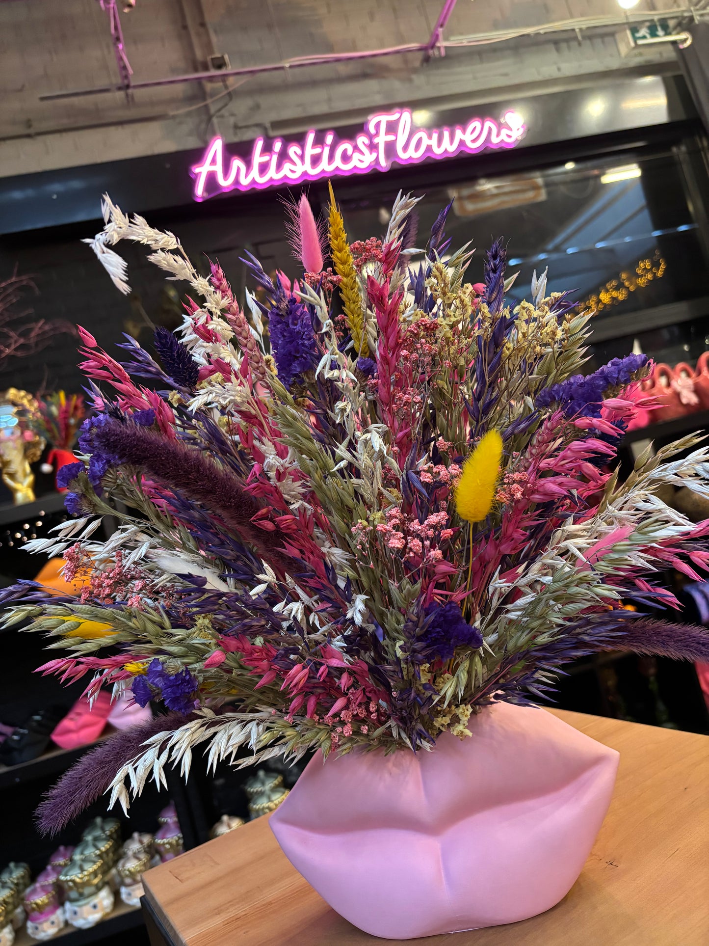 Lippen Pink Large X Flowers Valencia