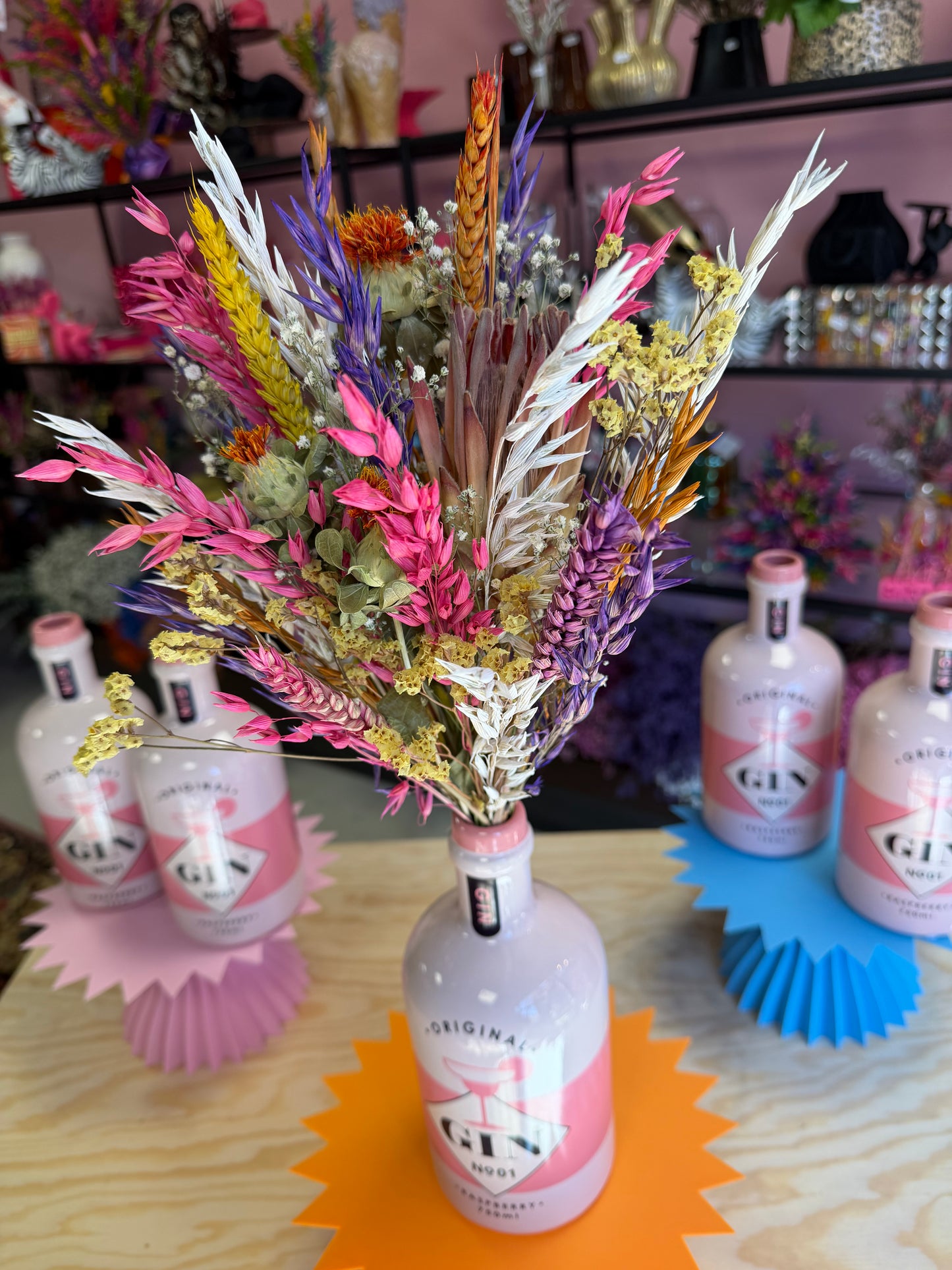 Gin vaas & Flowers