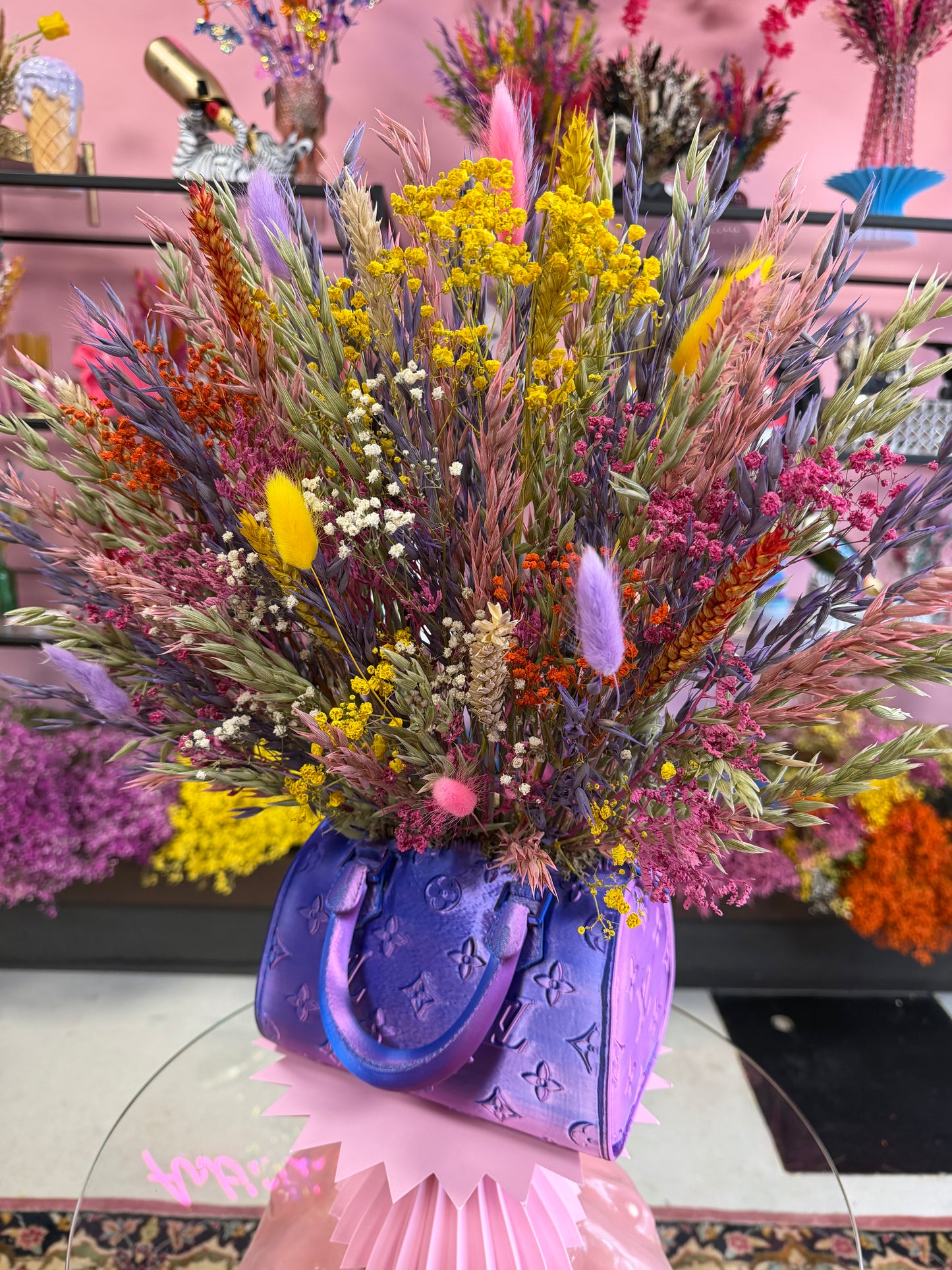Vaas & bloemen van de maand Juni