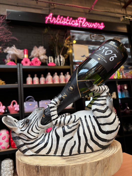 Clayre & Eef zebra flessenhouder