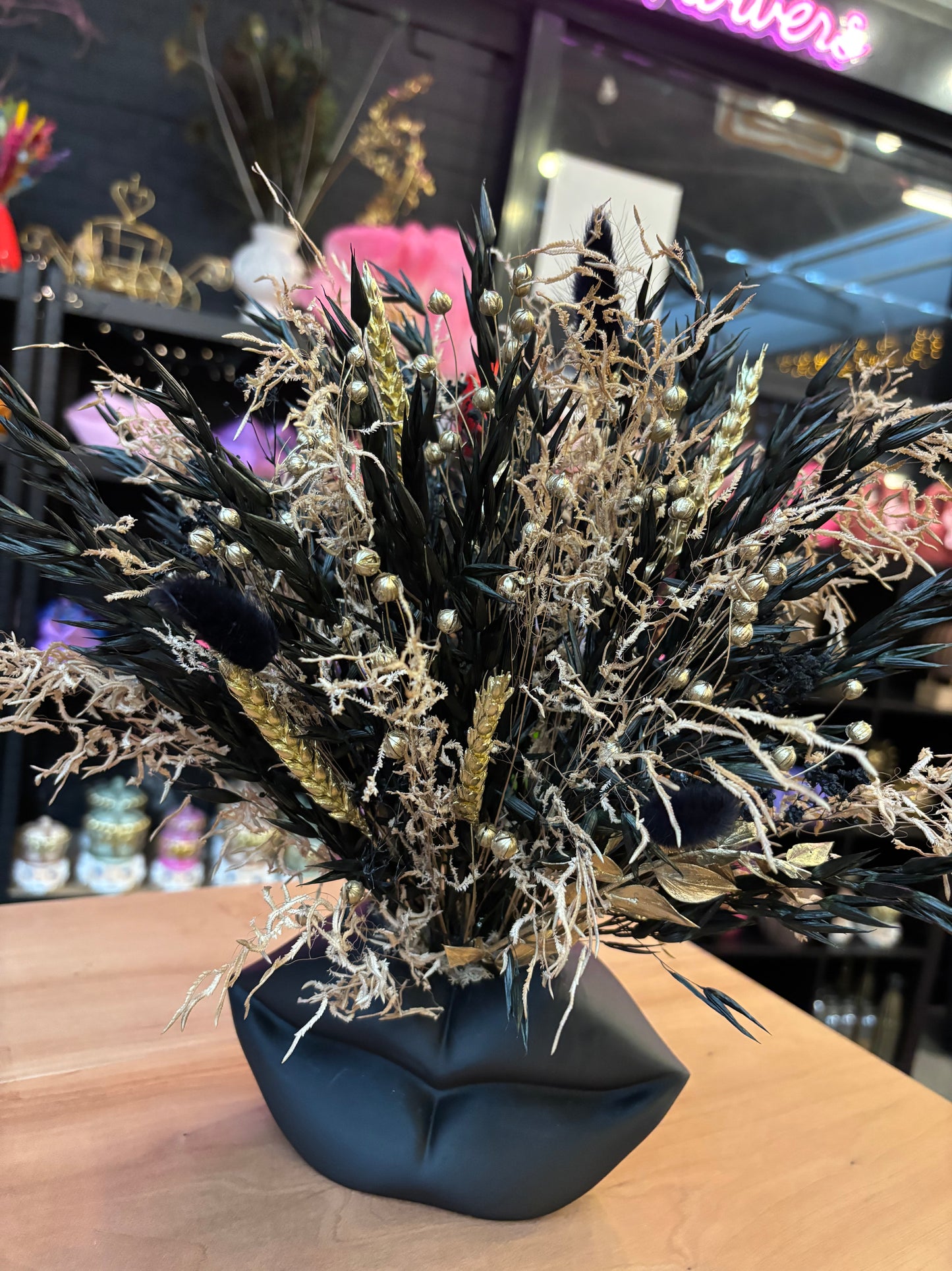 Lippen Zwart Small X Flowers Paris