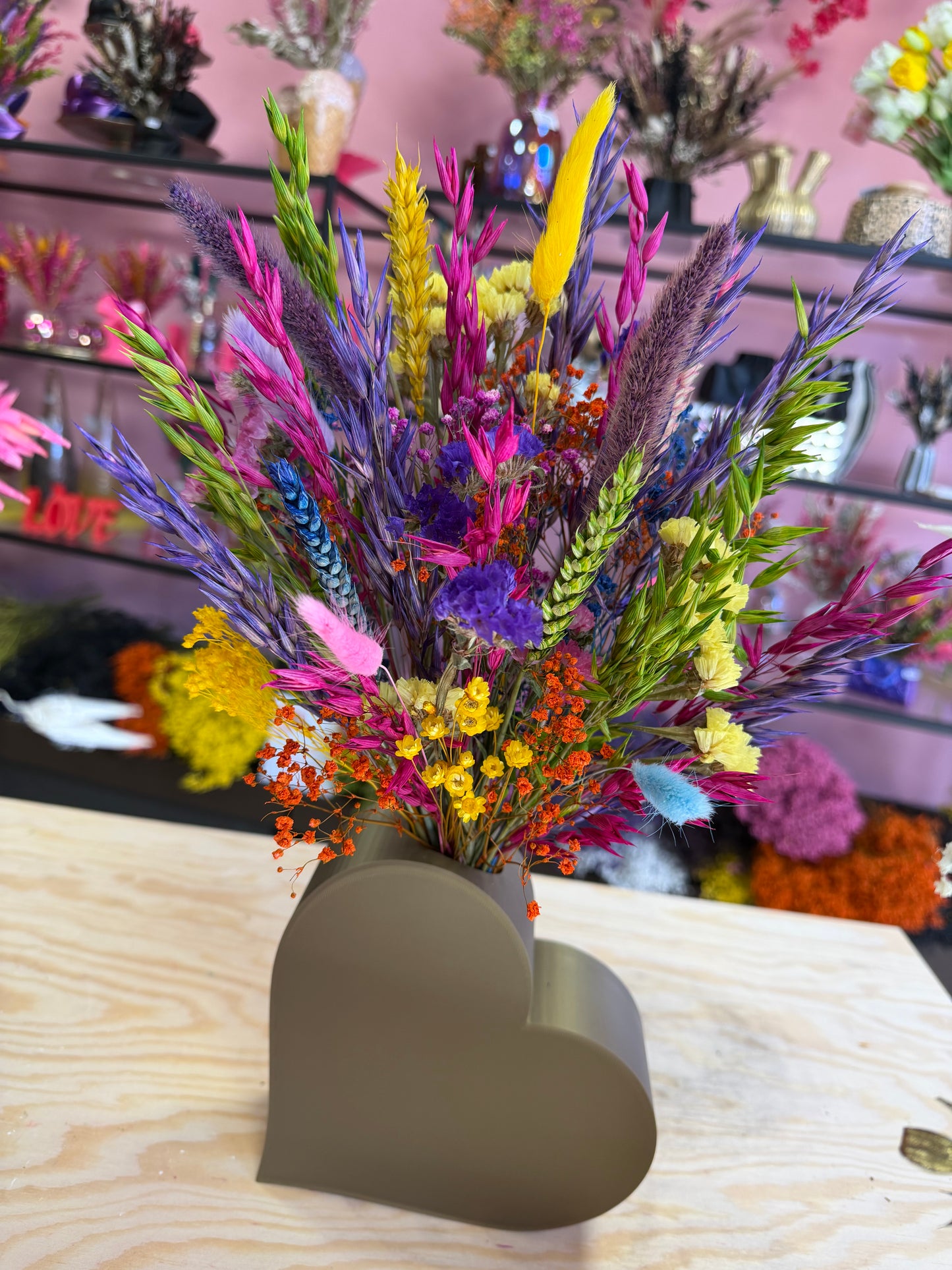 Hartjes vaas & flowers
