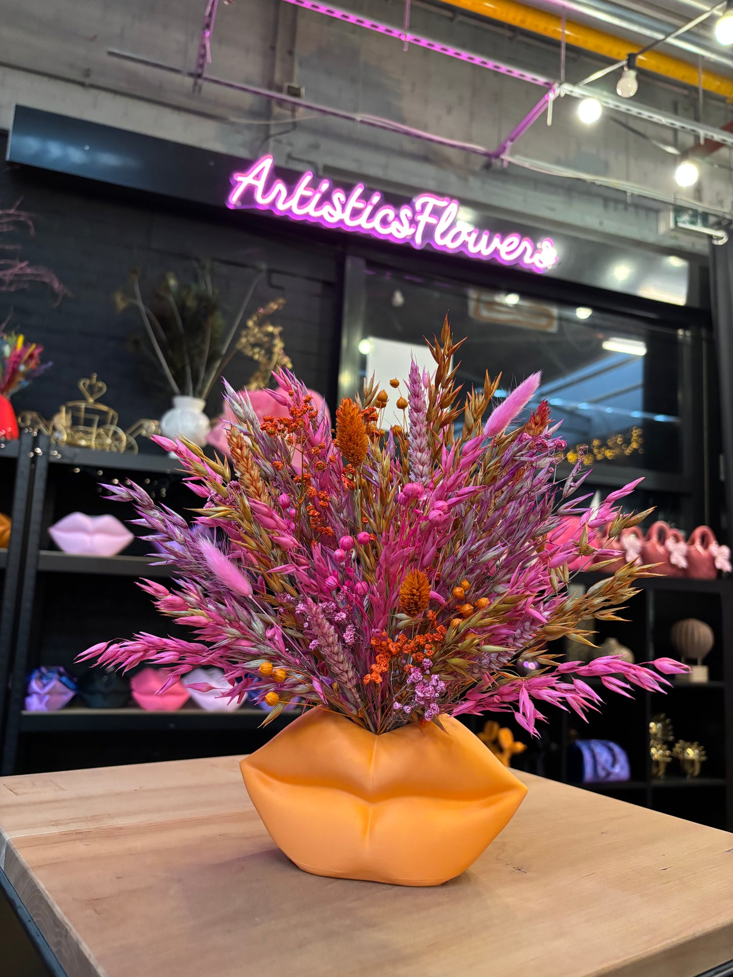 Lippen Orange Small X Flowers Amsterdam