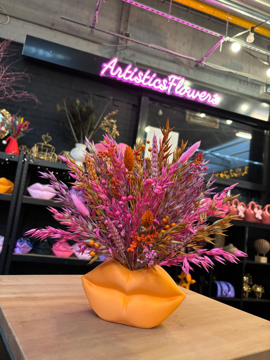 Lippen Orange Small X Flowers Amsterdam