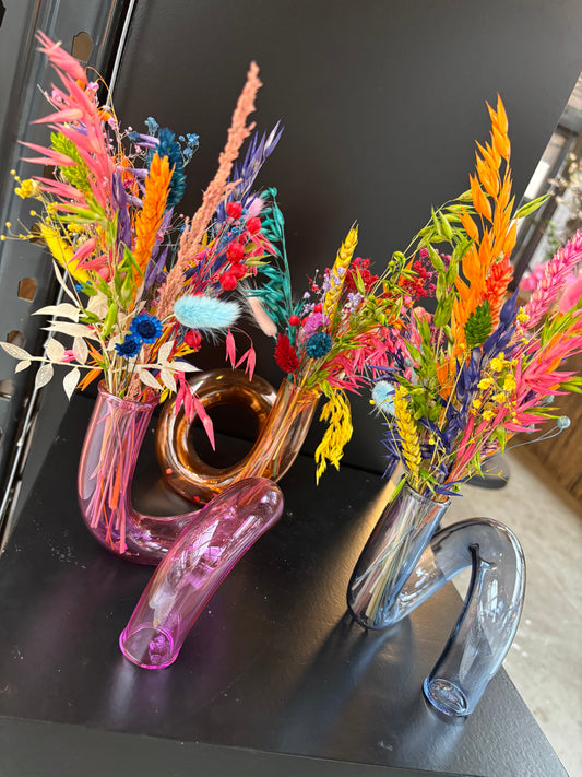 Grafische vaas & bloemen