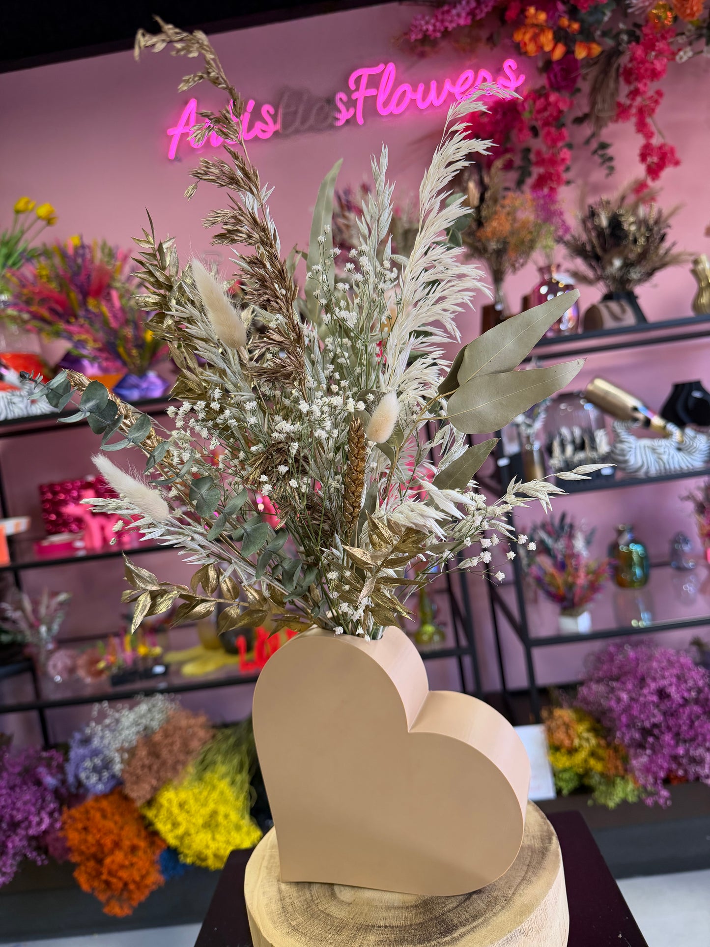 Hartjes vaas & flowers