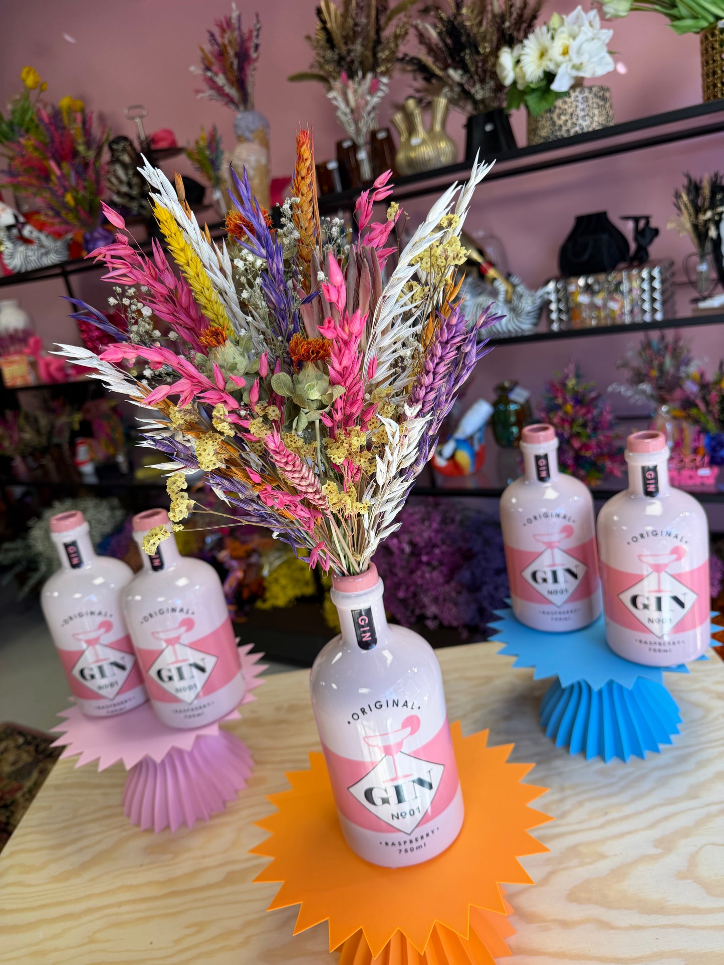 Gin vaas & Flowers