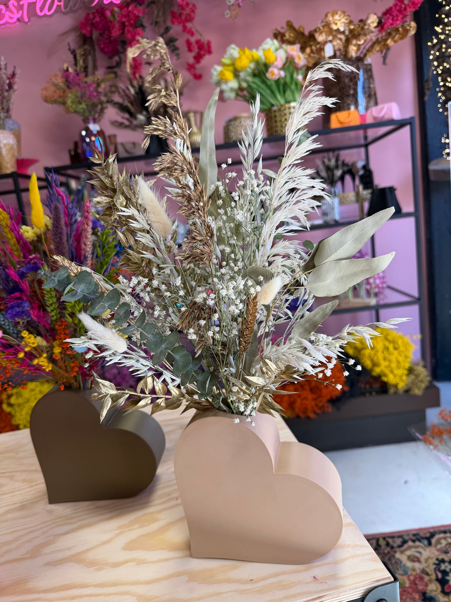 Hartjes vaas & flowers