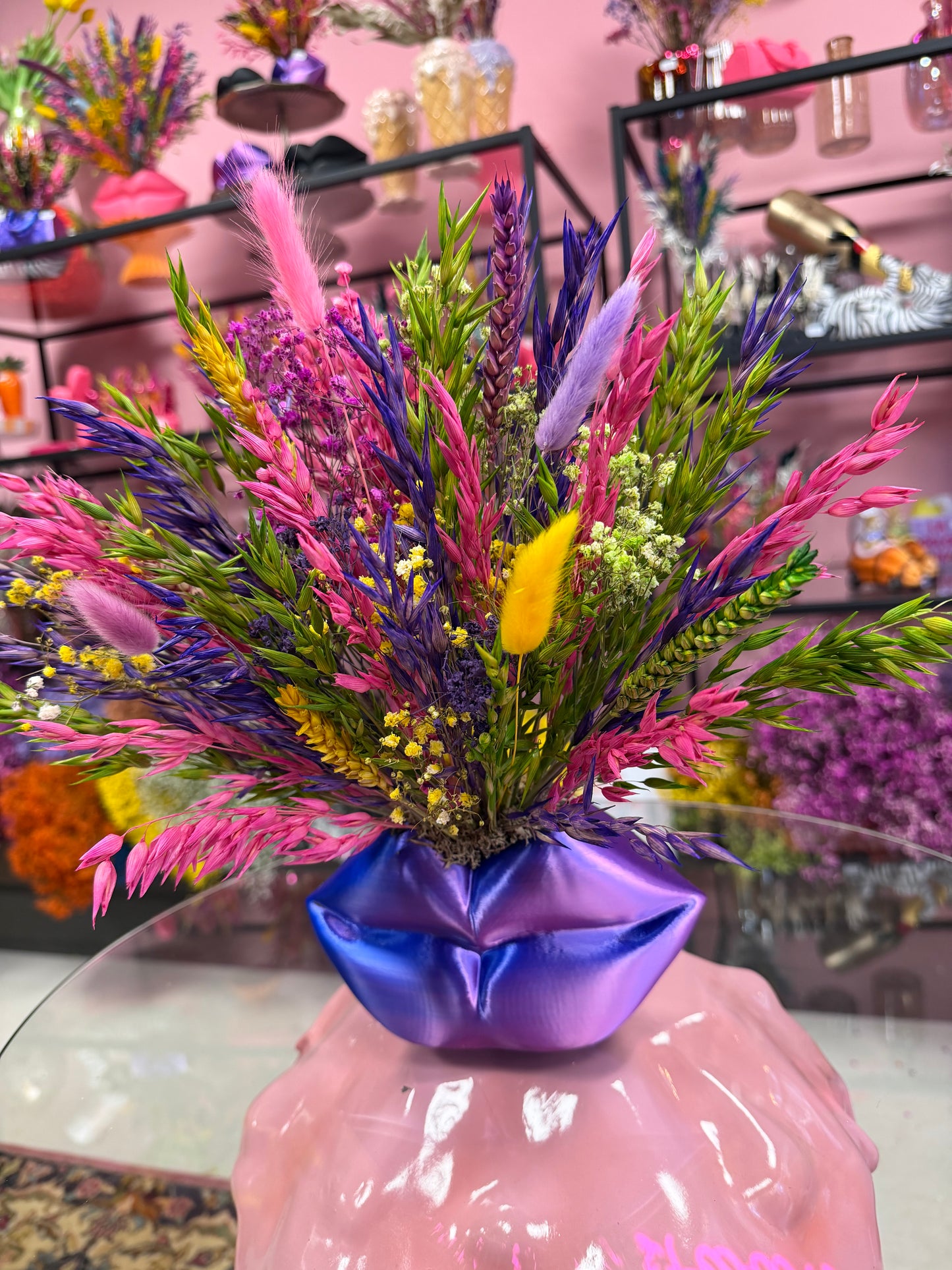 Lippen neon small X Flowers Brazilië