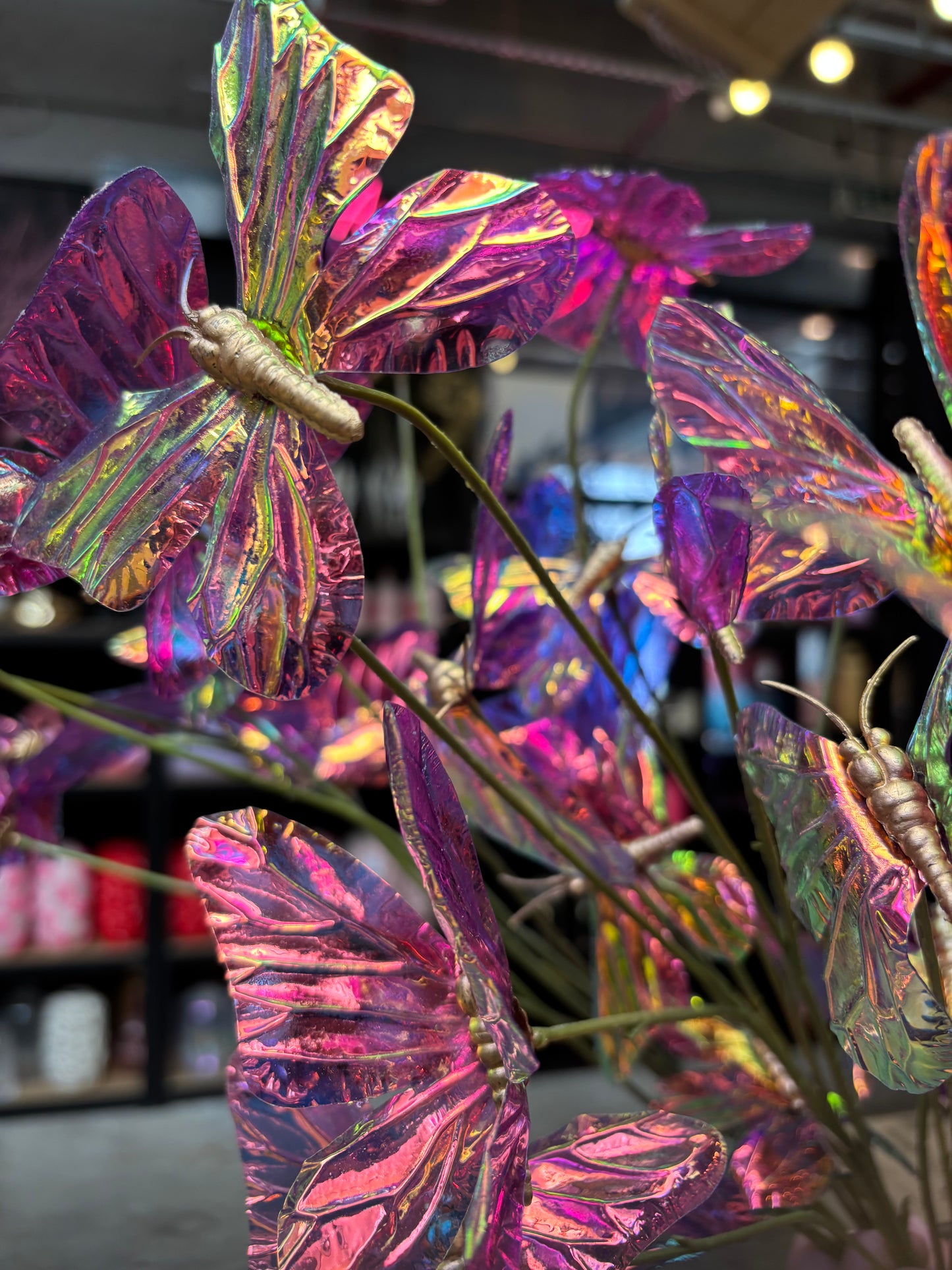 Vlindertakken metallic