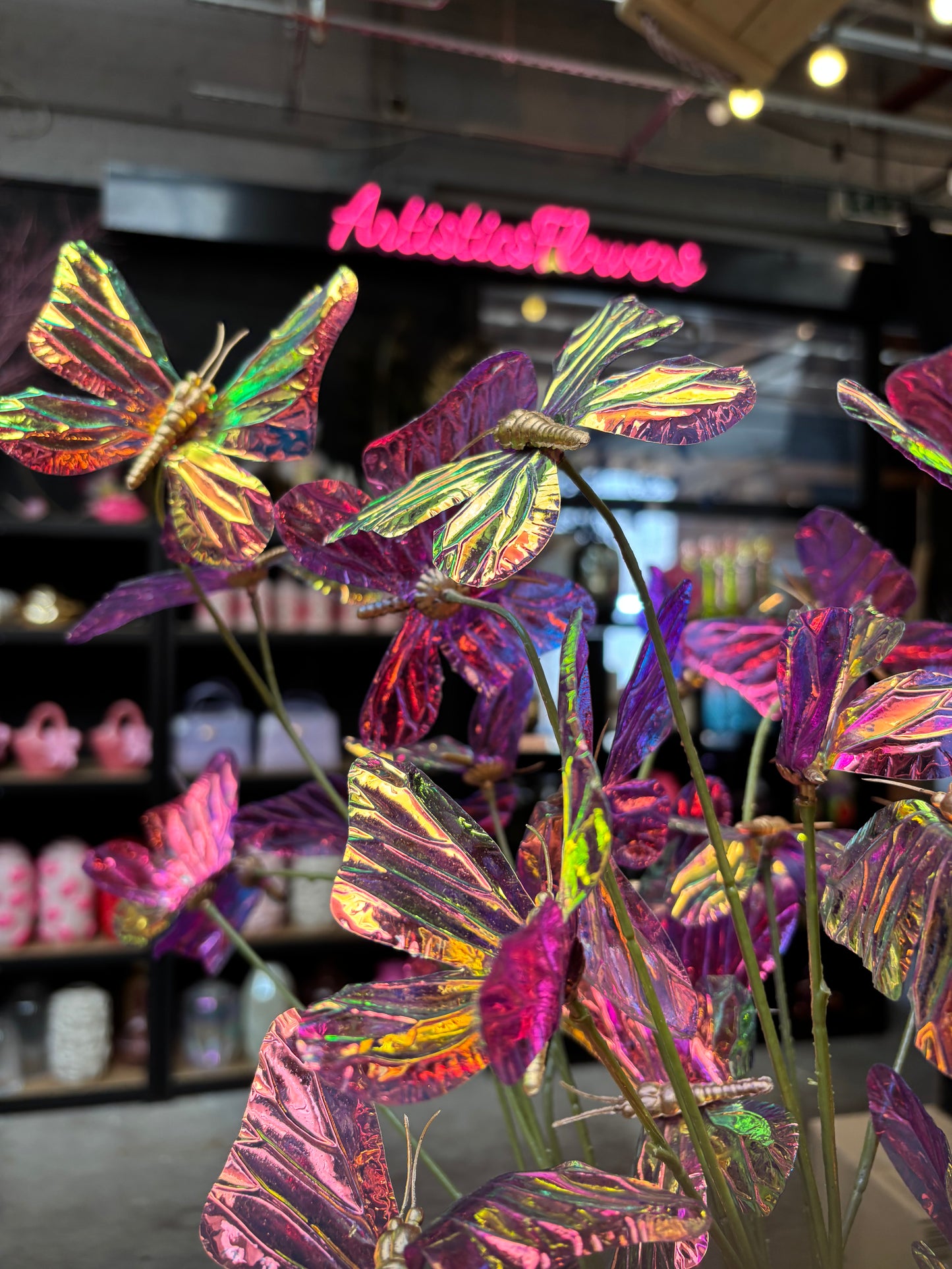 Vlindertakken metallic