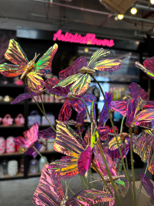 Vlindertakken metallic