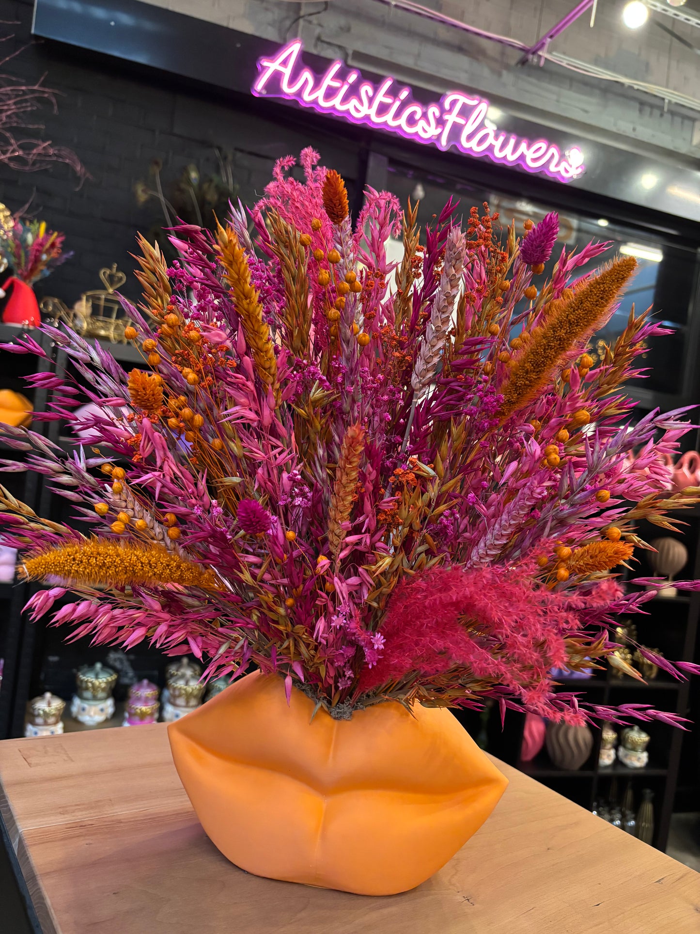 Lippen Orange Large X Flowers Amsterdam