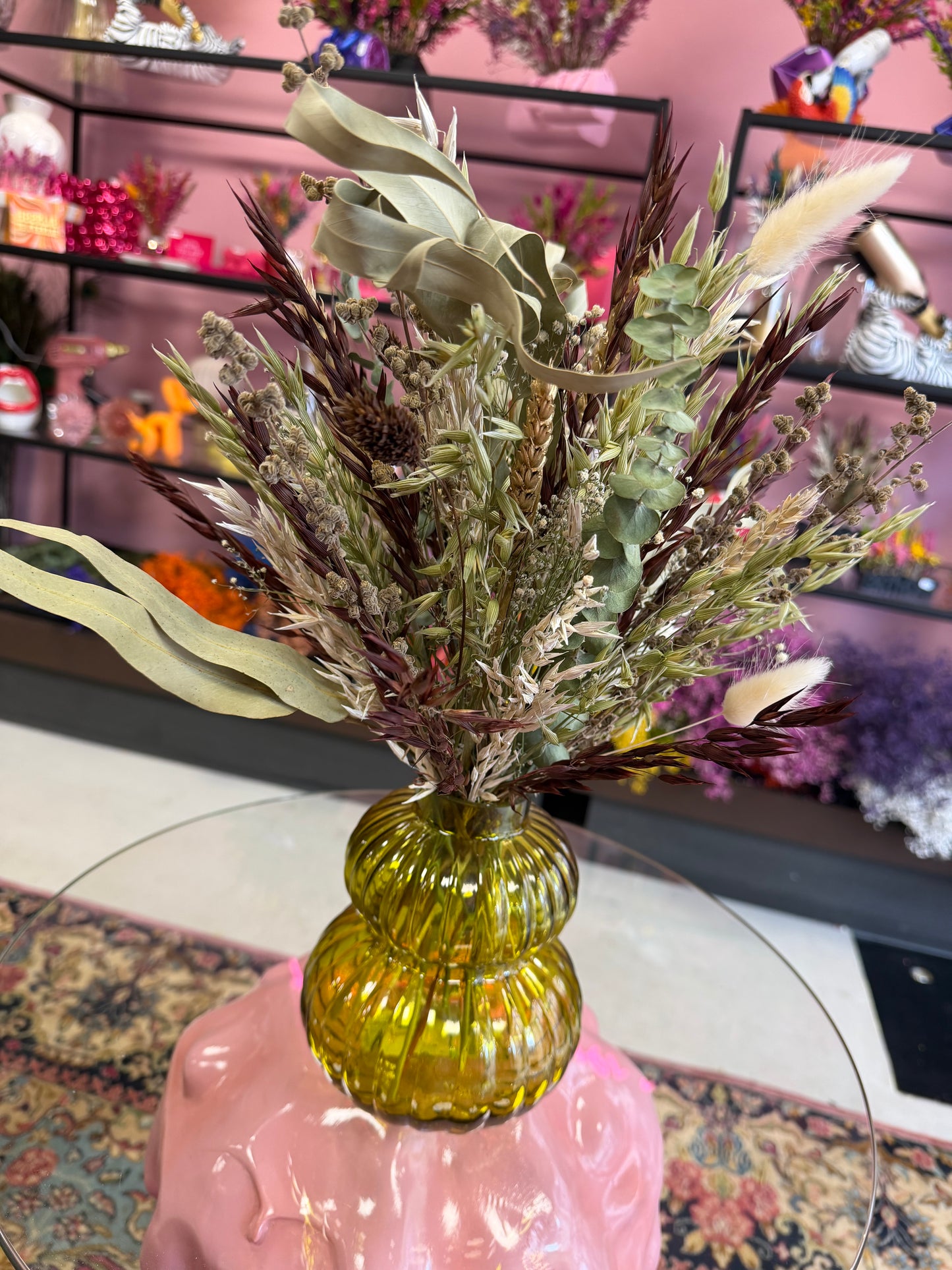 Ribbel vaas & Flowers
