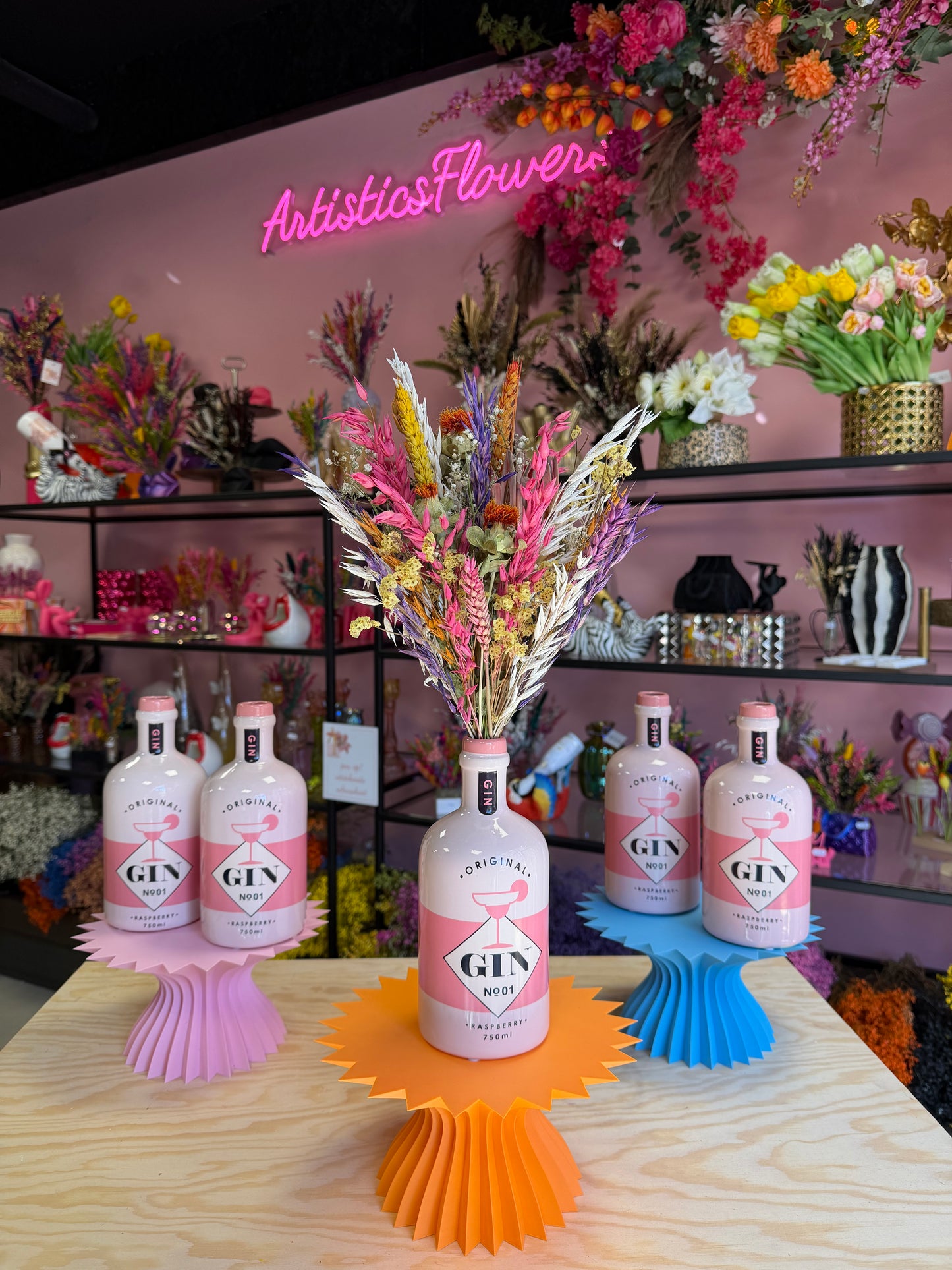 Gin vaas & Flowers